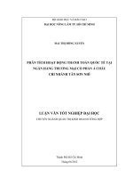 PHÂN TÍCH HOẠT ĐỘNG THANH TOÁN QUỐC TẾ TẠI NGÂN HÀNG THƯƠNG MẠI CỔ PHẦN Á CHÂU CHI NHÁNH TÂN SƠN NHÌ LUẬN VĂN TỐT NGHIỆP ĐẠI HỌC CHUYÊN NGÀNH QUẢN TRỊ KINH DOANH TỔNG HỢP