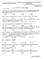 Đề thi thử THPT quốc gia 2018 môn toán trường THPT lê quý đôn – hà nội lần 1 