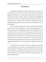 CNH  QUAN điểm của ĐẢNG CỘNG sản VIỆT NAM về CÔNG NGHIỆP HOÁ  HIỆN đại HOÁ ở VIỆT NAM HIỆN NAY tiểu luận cao học