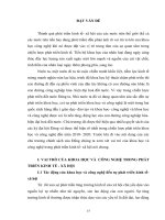 VAI TRÒ của KHOA học và  CÔNG NGHỆ TRONG PHÁT TRIỂN KINH tế   xã hội TIỂU LUẬN CAO học