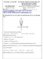 Đề thi thử THPTQG môn toán 2018 (lần 2 toán học tuổi trẻ)