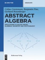Abstract algebra 2011 by rosenberger fine carstensen 