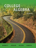 College algebra by barnett ziegler 9th edition 