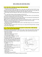 Ôn thi môn thi công công trình câu hỏiđáp án