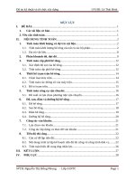 Đồ án Kỹ thuật tổ chức xây dựng Cống