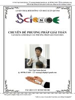 Van dung cac dinh luat bao toan vao giai toan hoa  2018