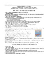 Tài liệu ôn tập môn Sinh 11 lý thuyết trắc nghiệm