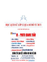 SƠ ĐỒ TƯ DUY LỊCH SỬ 12 ÔN THI THPT QUỐC GIA 2018