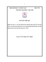 Đánh giá nguy cơ suy dinh dưỡng theo phương pháp tổng thể chủ quan (SGA) và một số yếu tố liên quan ở trẻ viêm phế quản phổi tại khoa nội nhi bệnh viện sản nhi vĩnh phúc năm 2014 2015 