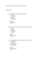 TEST BANK principles of anatomy and physiology, 12th edition, by bryan derrickson, gerald tortora 