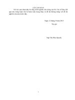 Nghiên cứu về tình hình hoạt động kinh doanh bảo hiểm nhân thọ của công ty TNHH manulife (việt nam) khu vực hải phòng 