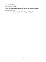 Một số biện pháp cơ bản nâng cao hiệu quả kinh doanh của công ty cổ phần vận tải biển bắc 