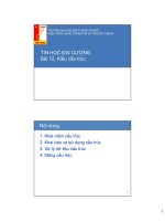 Cấu trúc trong ngôn ngữ lập trình C++