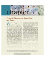 Financial management theory and practice chapter03 financial statements, cash flow and taxes 