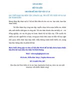 LOI NOI DAU   CHUYEN DE VAT LY 10