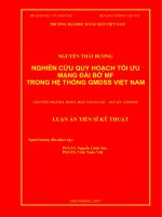 NGHIÊN cứu QUY HOẠCH tối ưu  MẠNG đài bờ MF  TRONG hệ THỐNG GMDSS VIỆT NAM (tt) 