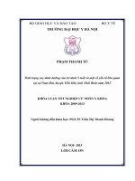 Tình trạng suy dinh dưỡng của trẻ dưới 5 tuổi và một số yếu tố liên quan tại xã nam hải, huyện tiền hải tỉnh thái bình năm 2015