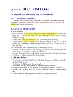 giáo trình đúc kim loại