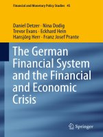 Detzer et al   the german financial system and the financial and economic crisis (2017) 