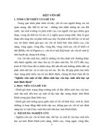 Nghiên cứu một số đặc điểm sinh học của học sinh tiểu học tại tỉnh bình định (tt) 