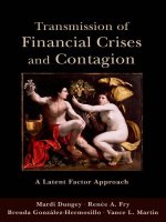 Dungey et al   transmission of financial crises and contagion; a latent factor approach (2011) 