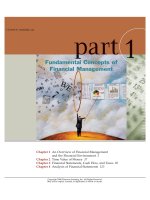 Financial management theory and practice chapter01 an overview of financial management and the financial environment 