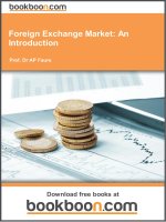 Foreign exchange market  an introduction 