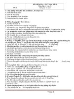 7 đề kiểm tra 1 tiết môn địa lí lớp 10 học kỳ II có đáp án