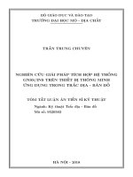 Nghiên cứu giải pháp tích hợp hệ thống GNSSINS trên thiết bị thông minh ứng dụng trong trắc địa   bản đồ (tt) 