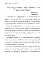 TIÊP TỤC PHÁT HUY VAI TRÒ CỦA TỔ DÂN VẬN KHU DÂN CƯ