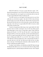 Mô tả đặc điểm lâm sàng, cận lâm sàng, đánh giá hiệu quả điều trị bệnh do CMV trên bệnh nhân HIVAIDS tại BV bệnh nhiệt đới TW(2010 2014) 