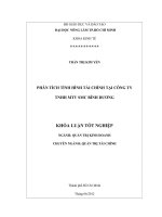 PHÂN TÍCH TÌNH HÌNH TÀI CHÍNH TẠI CÔNG TY TNHH MTV SMC BÌNH DƯƠNG