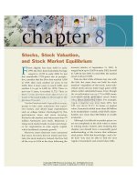Financial management theory and practice chapter08 stocks, stock valuation and stock market equilibrium 