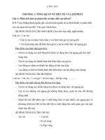 ĐỀ CƯƠNG CÓ TRẢ LỜI TÀI CHÍNH TIỀN TỆ (CHƯƠNG 1,2,3)