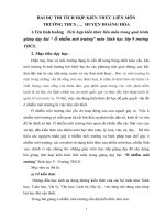 Tích hợp kiến thức liên môn trong quá trình giảng dạy bài “ ô nhiễm môi trường” môn sinh học lớp 9 trường THCS  