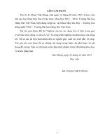 Nghiên cứu lực tác dụng lên cổ biên trong quá trình khai thác động cơ diesel 4 kỳ 