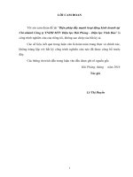 Biện pháp đẩy mạnh hoạt động kinh doanh tại chi nhánh công ty TNHH MTV điện lực hải phòng – điện lực vĩnh bảo 