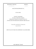 Tổ chức và hoạt động của TAND cấp huyện trên địa bàn tỉnh Quảng Ngãi đáp ứng yêu cầu xây dựng Nhà nước pháp quyền xã hội chủ nghĩa Việt Nam (tt)