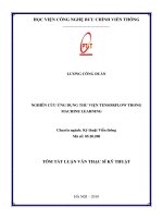 Nghiên cứu ứng dụng thư viện Tensorflow trong Machine Learning (Luận văn thạc sĩ)