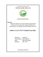 Đánh giá công tác cấp giấy chứng nhận quyền sử dụng đất đất phi nông nghiệp trên địa bàn huyện Đồng Văn  tỉnh Hà Giang, giai đoạn 2012  2014 (Khóa luận tốt nghiệp)