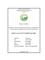 Nghiên cứu một số đặc điểm tái sinh rừng tự nhiên trạng thái IIA tại xã Gia Hội, huyện Văn Chấn, tỉnh Yên Bái (Khóa luận tốt nghiệp)