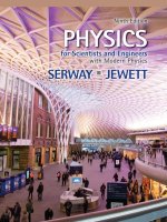 Physics for scientists and engineers with modern physics 9e serway jewett 1 