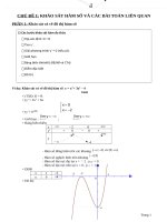 DE CUONG ON THI THPT QG môn toán 12