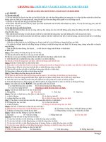 Bài tập trắc nghiệm chất rắn và chất lỏng – sự chuyển thể có đáp án 