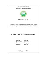 Nghiên cứu một số đăc điểm tái sinh rừng tự nhiên trạng thái Iia tại xã Nậm Búng huyện Văn Chấn tỉnh Yên Bái (Khóa luận tốt nghiệp)