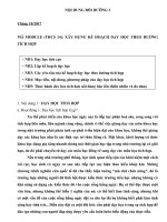 bài thu hoạch bồi dưỡng thường xuyên cấp thcs module 14, 17, 18, 19 