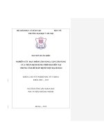 Nghiên cứu đặc điểm lâm sàng, cận lâm sàng cảu tràn dịch màng phổi hai bên tại trung tâm hô hấp BV bạch mai 