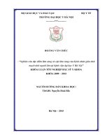 Nghiên cứu đặc điểm lâm sàng và cận lâm sàng của bệnh nhân giãn tĩnh mạch tinh người lớn tại BV ĐHY hà nội 