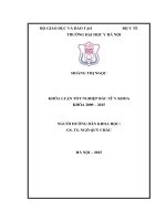 Nghiên cứu đặc điểm lâm sàng, cận lâm sàng và hình ảnh nội soi phế quản của bệnh nhân mủ màng phổi tại trung tâm hô hấp BV bạch mai 2013 2014 