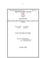 Đánh giá kết quả phẫu thuật kết hợp frey và beger trong điều trị viêm tụy mạn